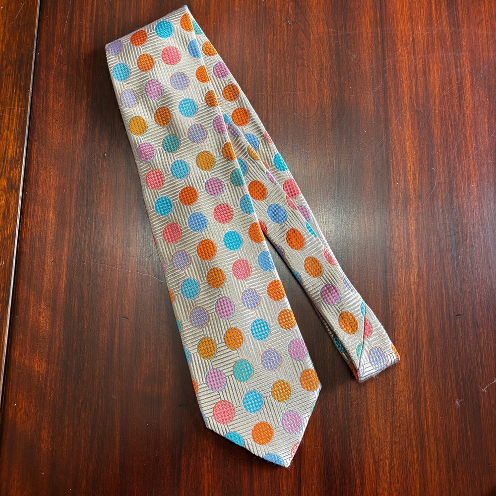 Robert Talbott Multicolor Polka Dot Tie